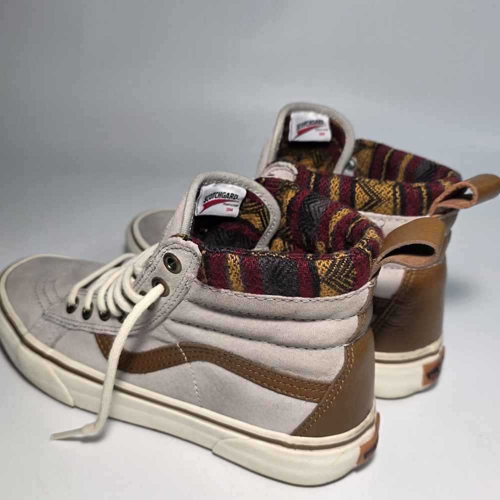 Vans Sk8-Hi MTE Scotchgard Suede Leather High Tops Men's 6.5‎ / Women's 8 Aztec